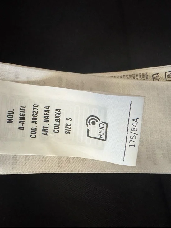 Diesel Black Short Sleeve Logo Tee Dress - Picture 2 of 2